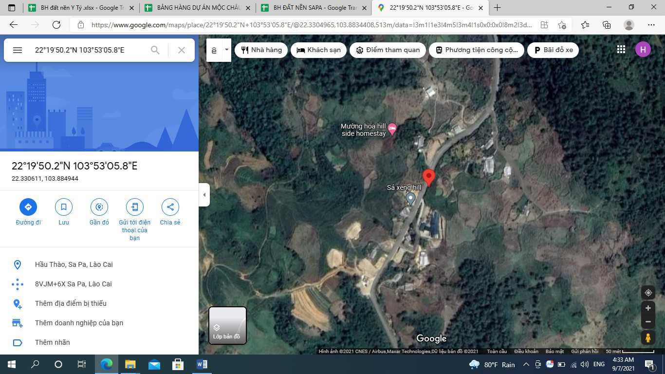 Bán mảnh đất rộng thoáng, cách thị xã Sâpa khoảng 5km